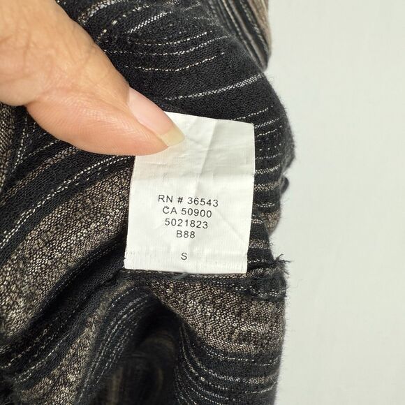 VAN HEUSEN Short Sleeve Cotton Rayon Striped Shirt Men's Size L 16-16.5 - Picture 9 of 11